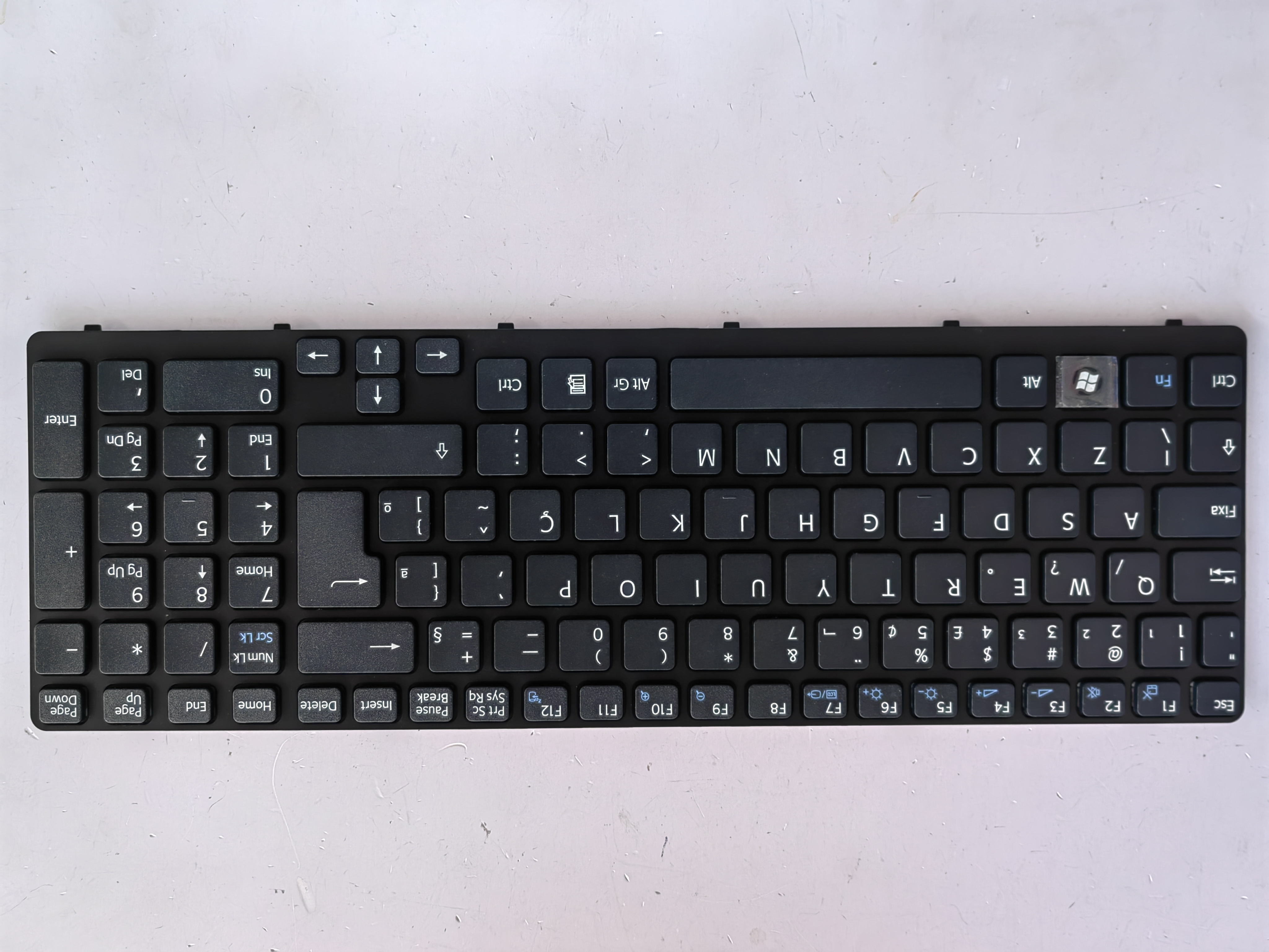Picture of New Replacement Laptop Keyboard For SONY SVE15 BLACK FRAME BLACK (OEM) BR Layout